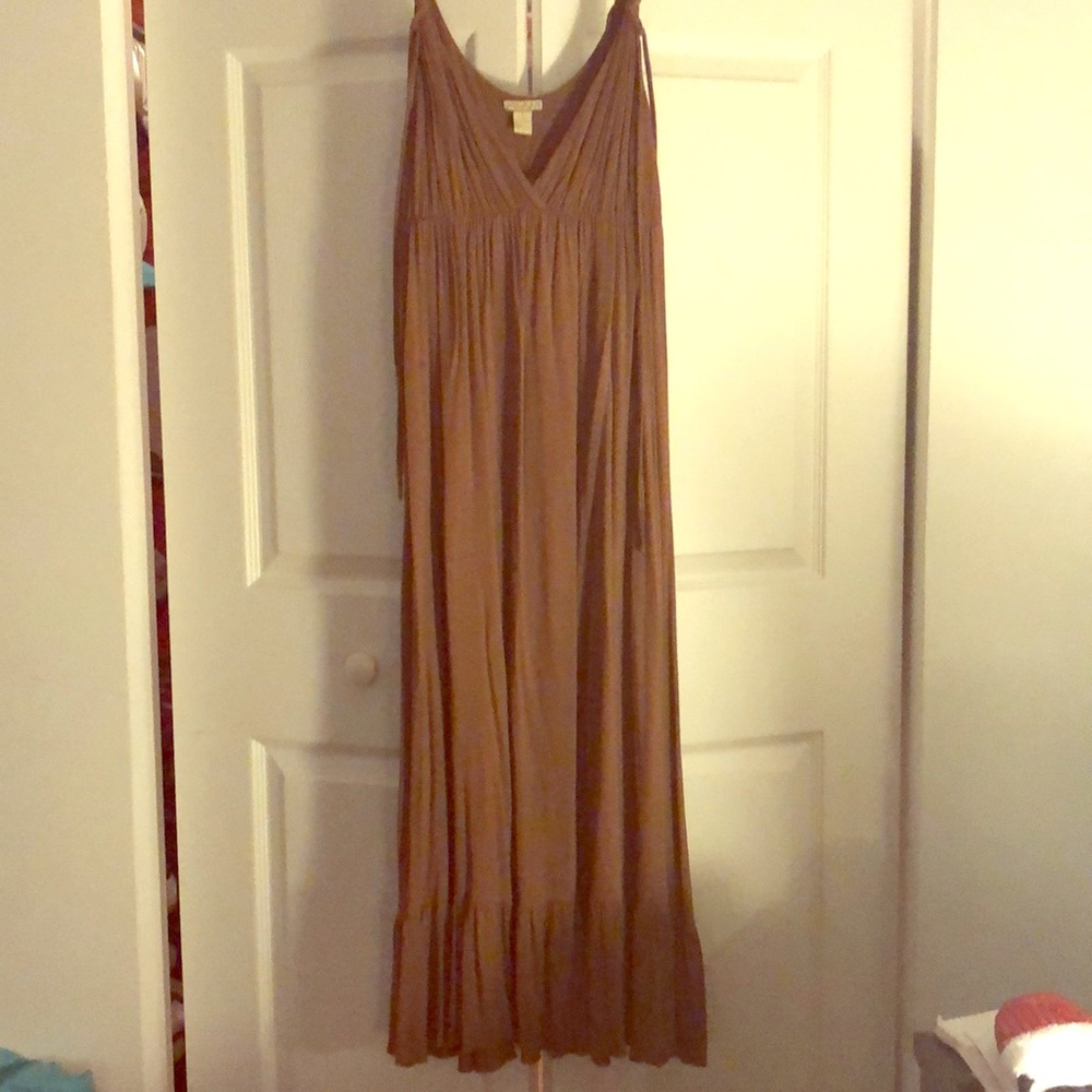 Brown long dress